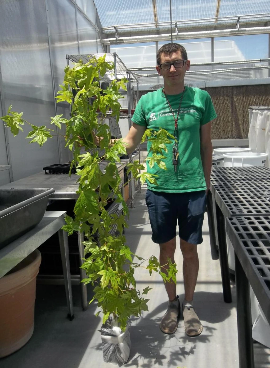 Brian GH with Moon Tree